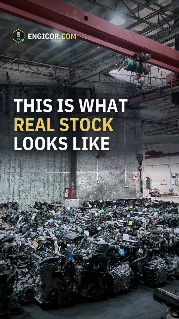 This is what real used-engine stock looks like